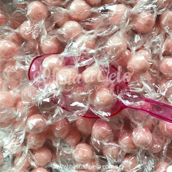 BOLSA CARAMELO BOLITA ROSA X 500GR